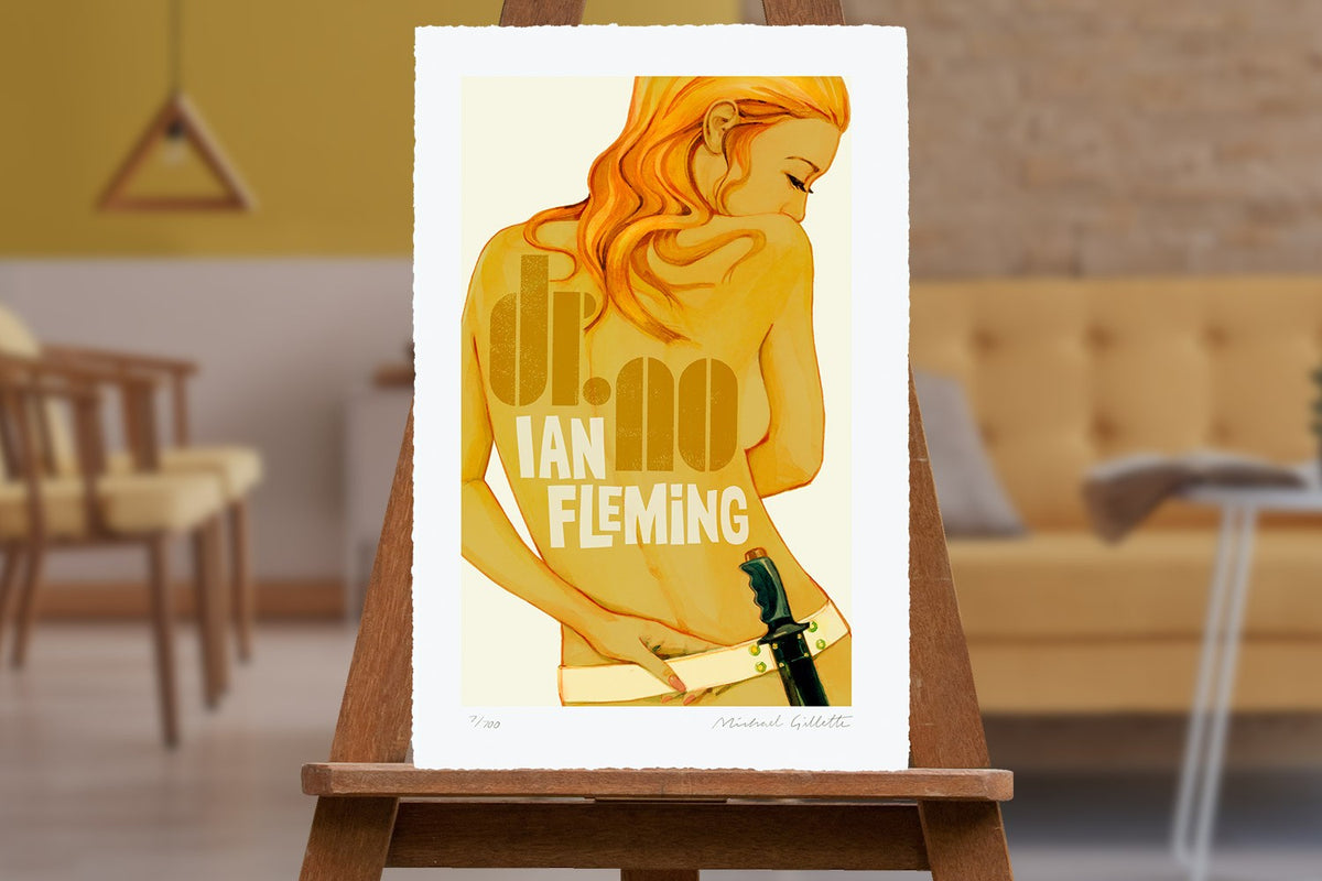 Dr. No Ian Fleming James Bond (Art Print)