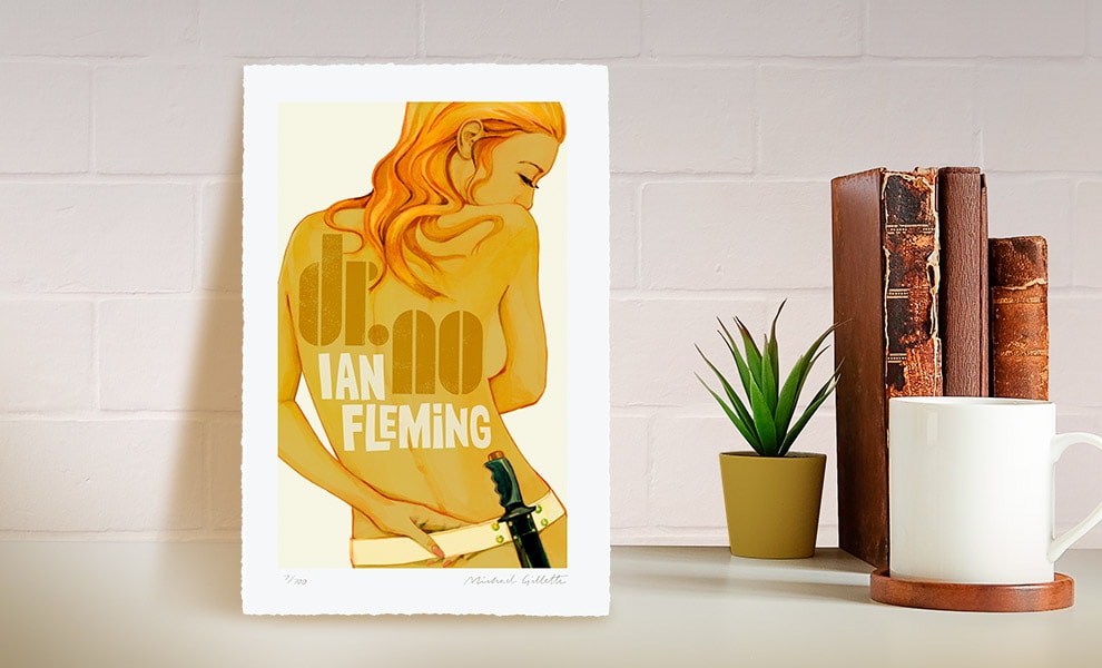 Dr. No Ian Fleming James Bond (Art Print)