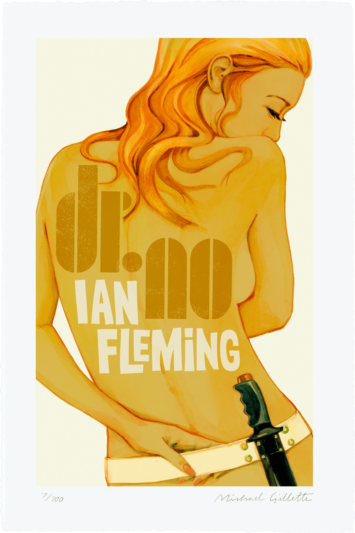 Dr. No Ian Fleming James Bond (Art Print)