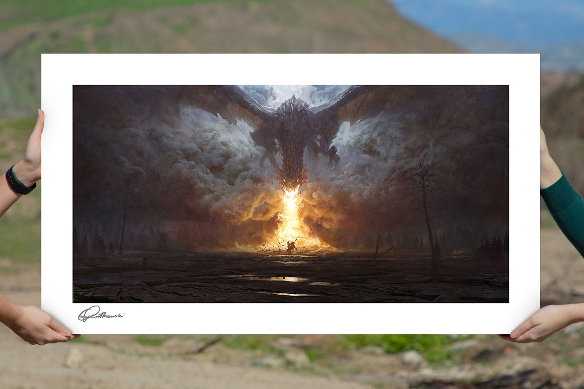Dragon's Breath Greg Rutkowski (Art Print)