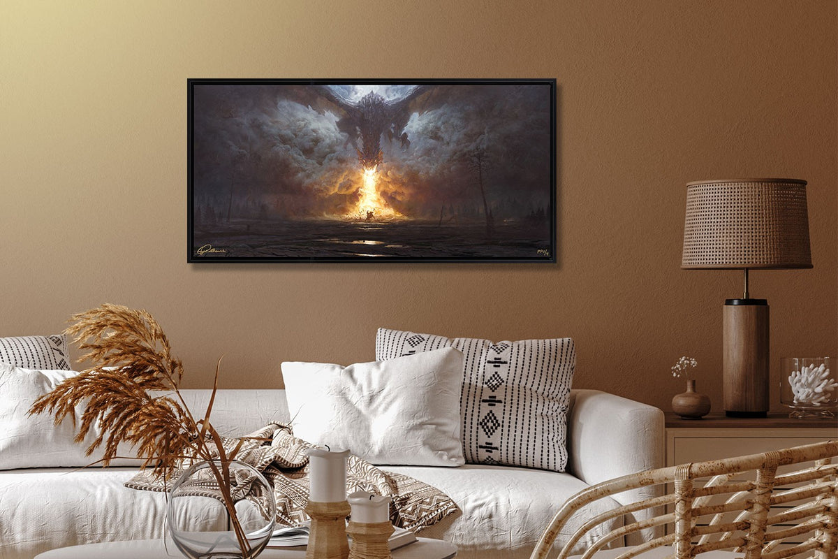 Dragon's Breath Greg Rutkowski (Art Print)