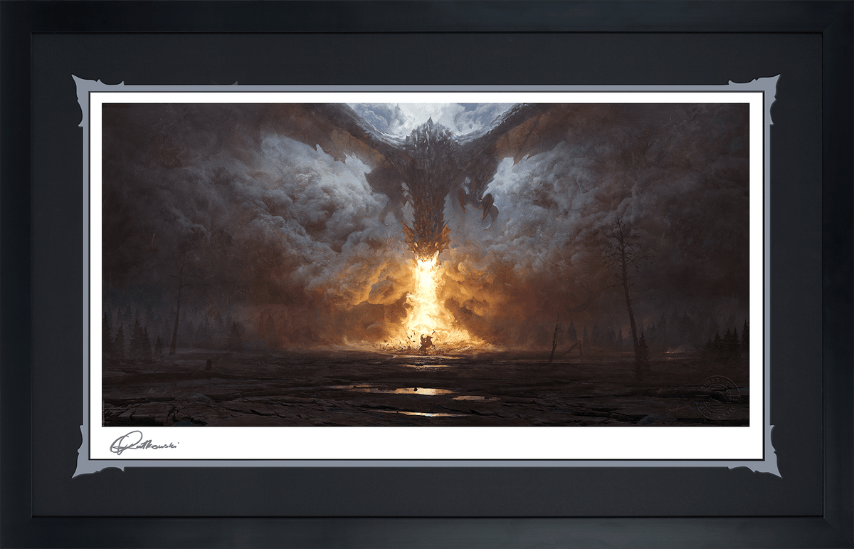 Dragon's Breath Greg Rutkowski (Art Print)