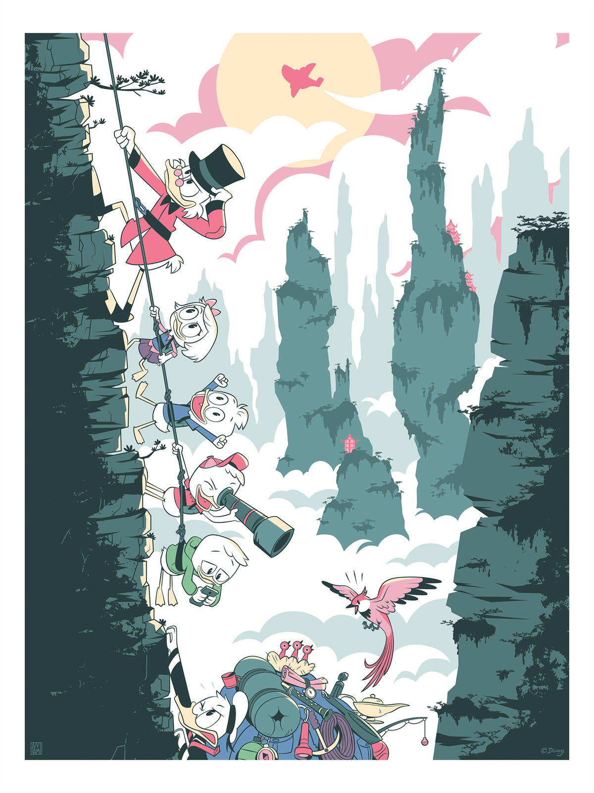 Ducktales Disney Scrooge McDuck (Art Print)