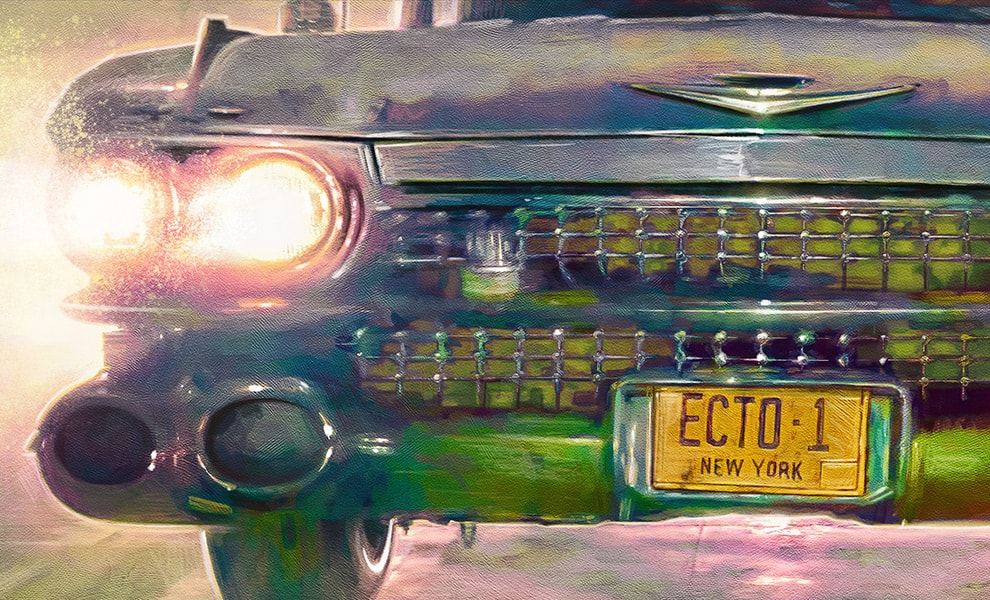 Ecto-1 Ghostbusters (Art Print)