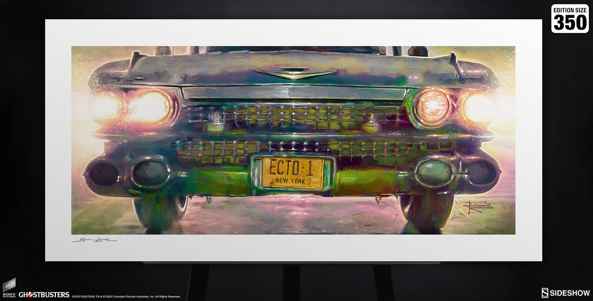 Ecto-1 Ghostbusters (Art Print)