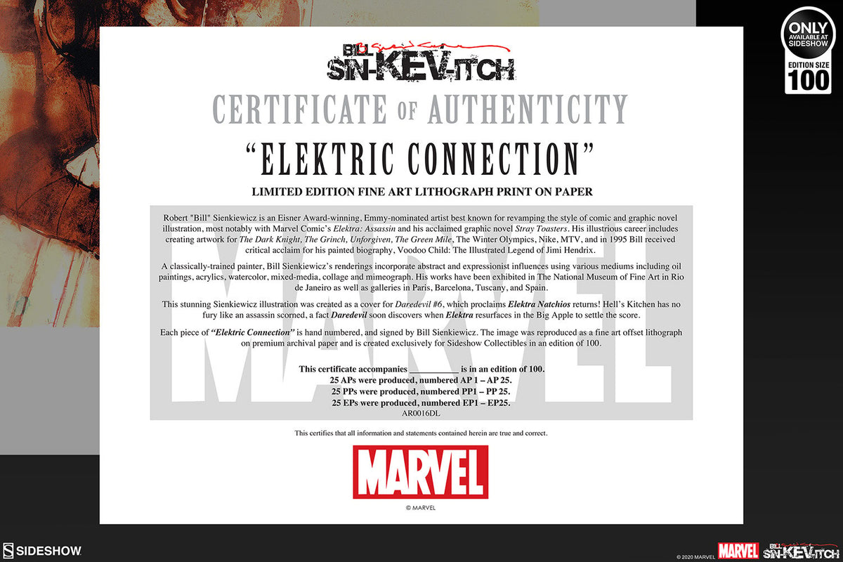 Elektric Connection Marvel (Art Print)