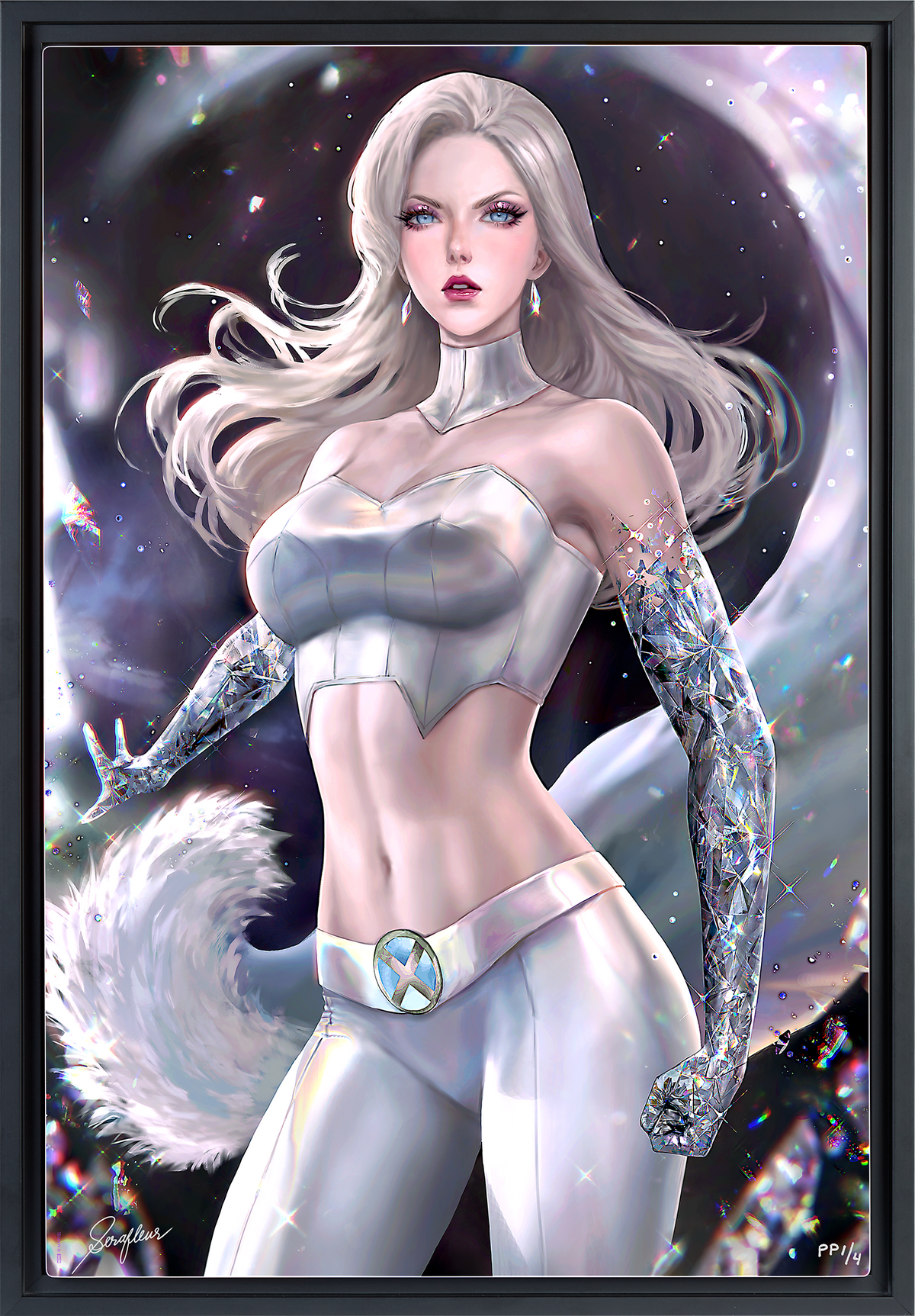 Emma Frost Marvel (Art Print)