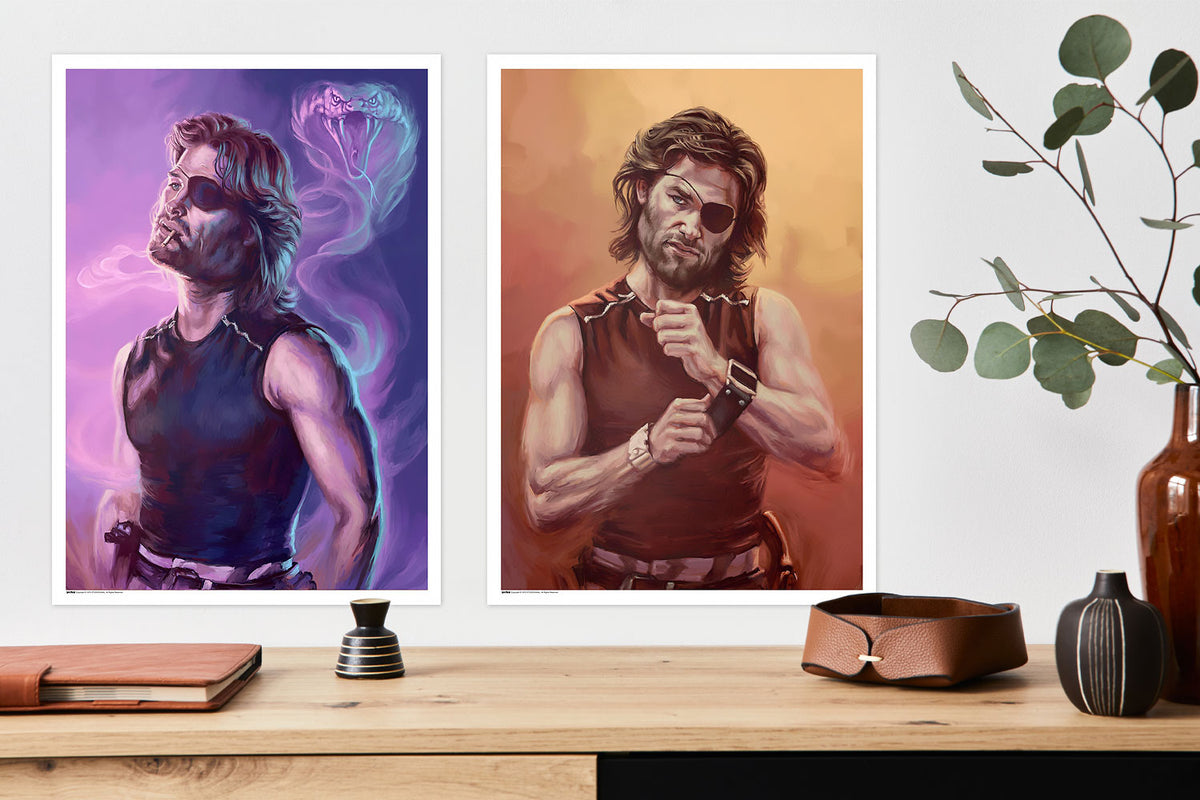 Escape From New York – Snake Plissken Portrait Set (Art Print)