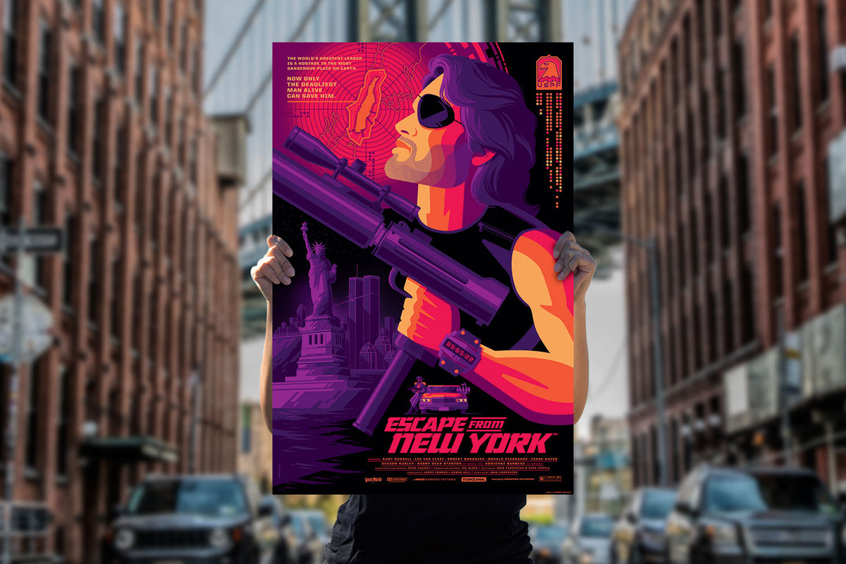 Escape From New York Snake Plissken (Art Print)