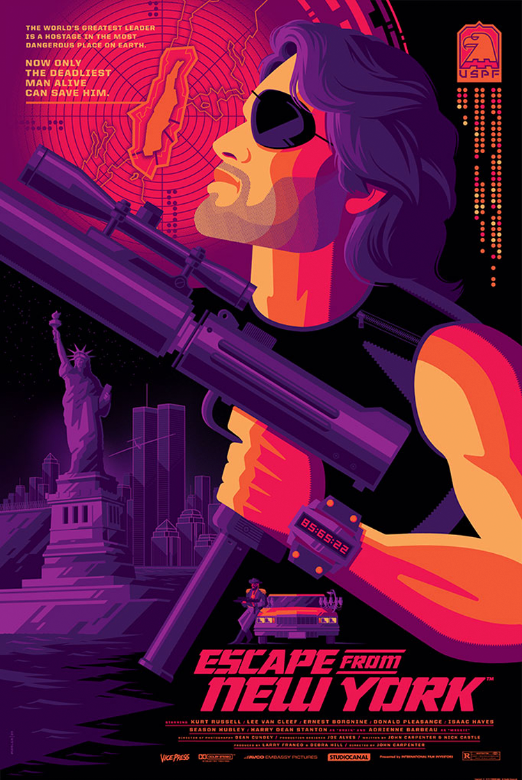 Escape From New York Snake Plissken (Art Print)