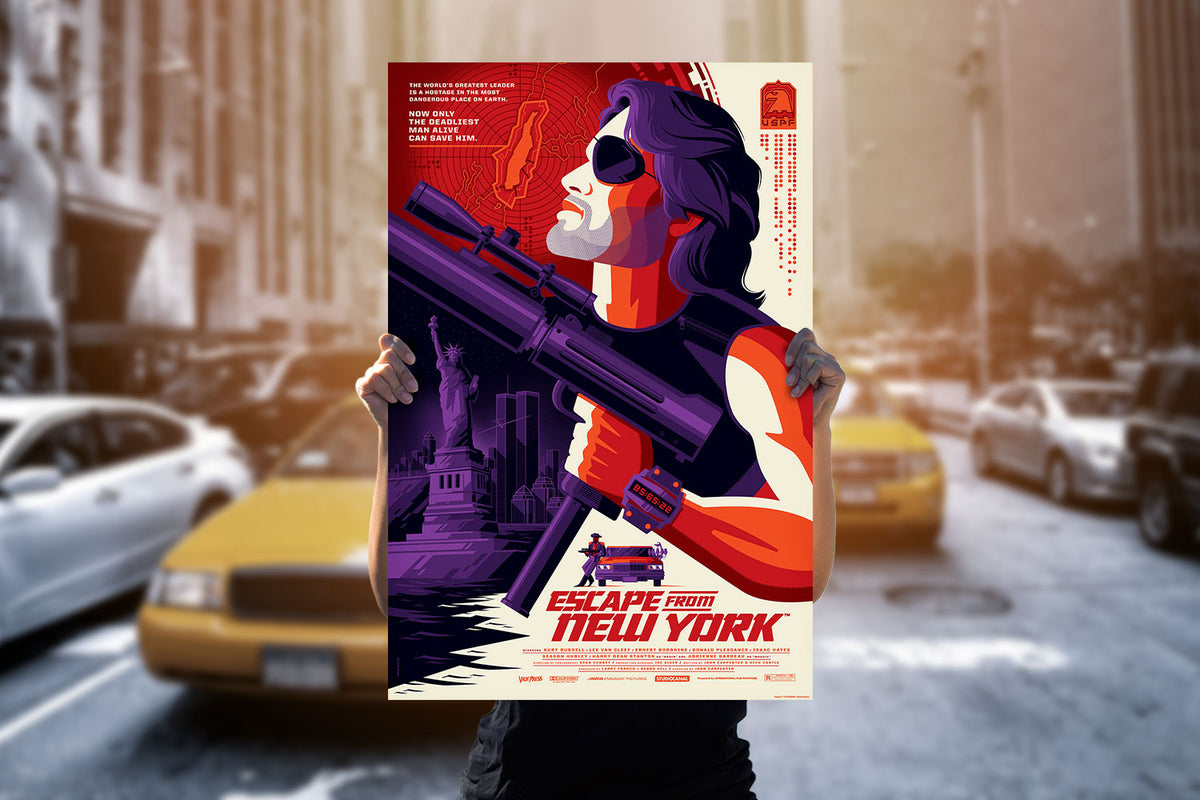 Escape From New York Snake Plissken (Art Print)