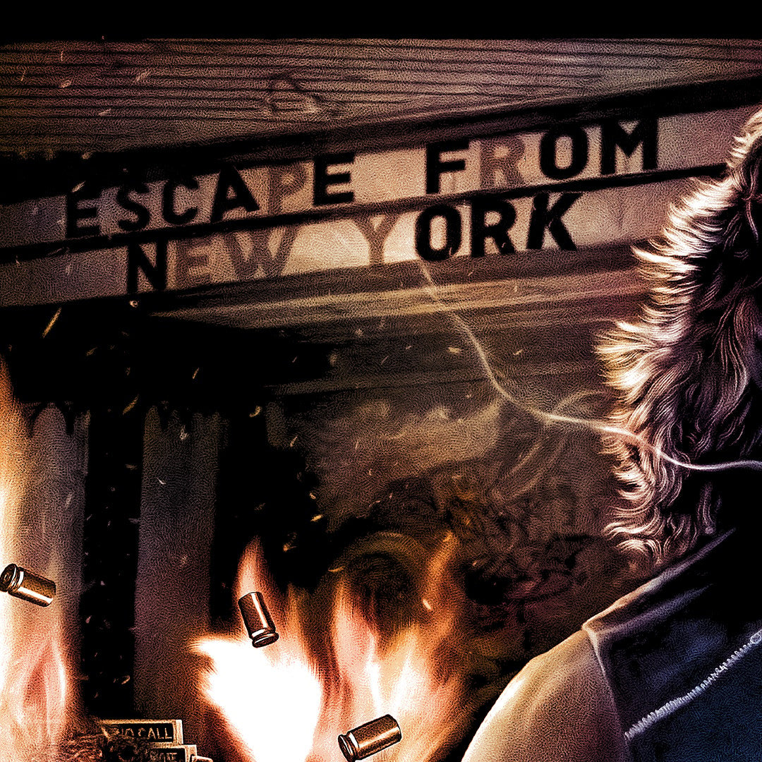 Escape From New York Snake Plissken (Movie Poster)