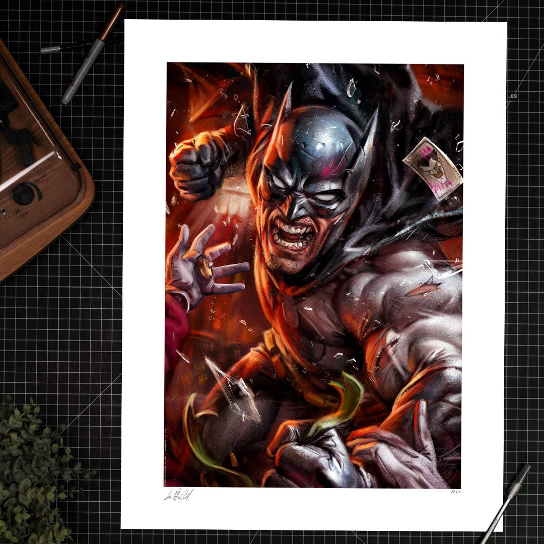 Eternal Enemies: Batman vs The Joker DC Batman The Joker (Art Print)