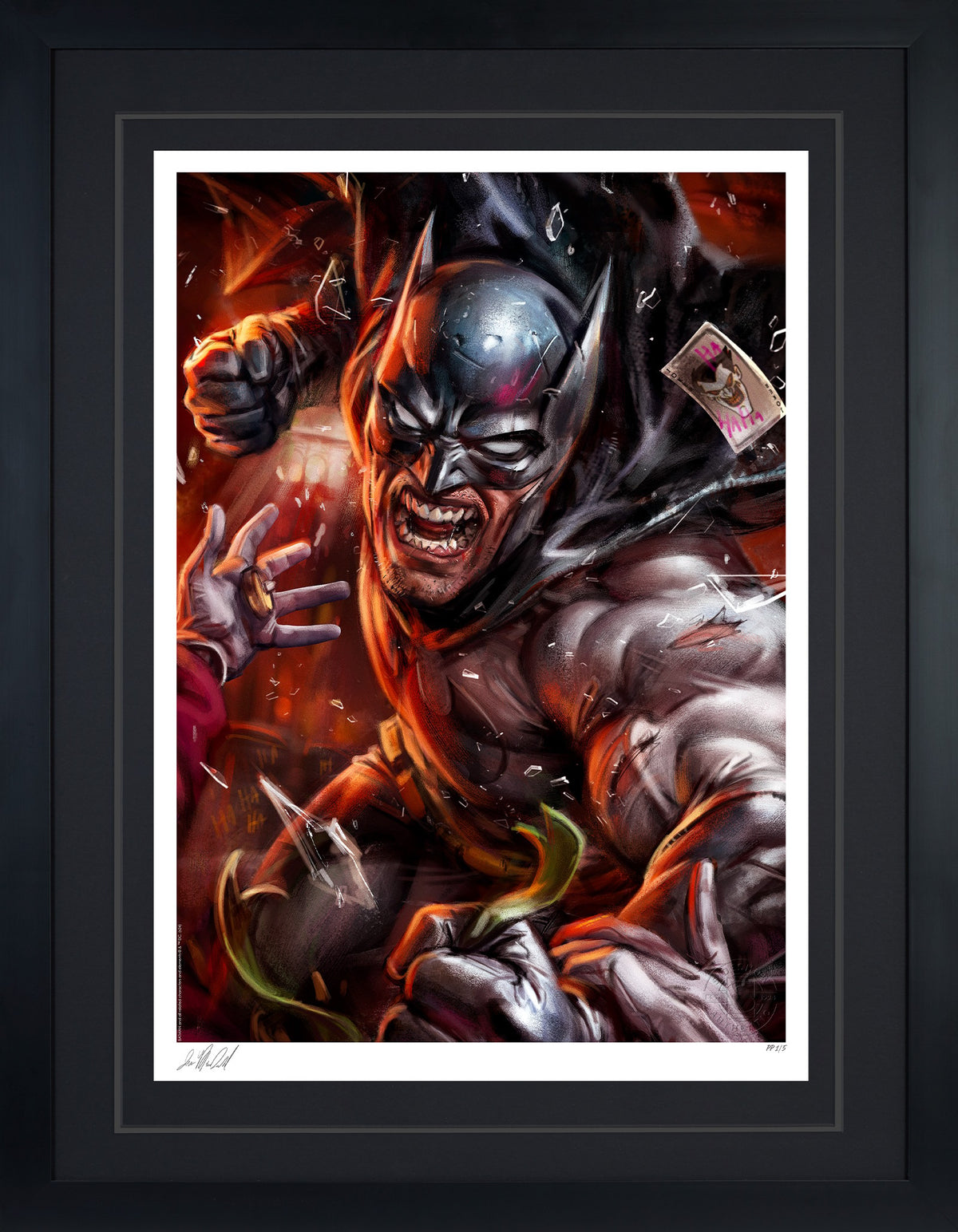 Eternal Enemies: Batman vs The Joker DC Batman The Joker (Art Print)