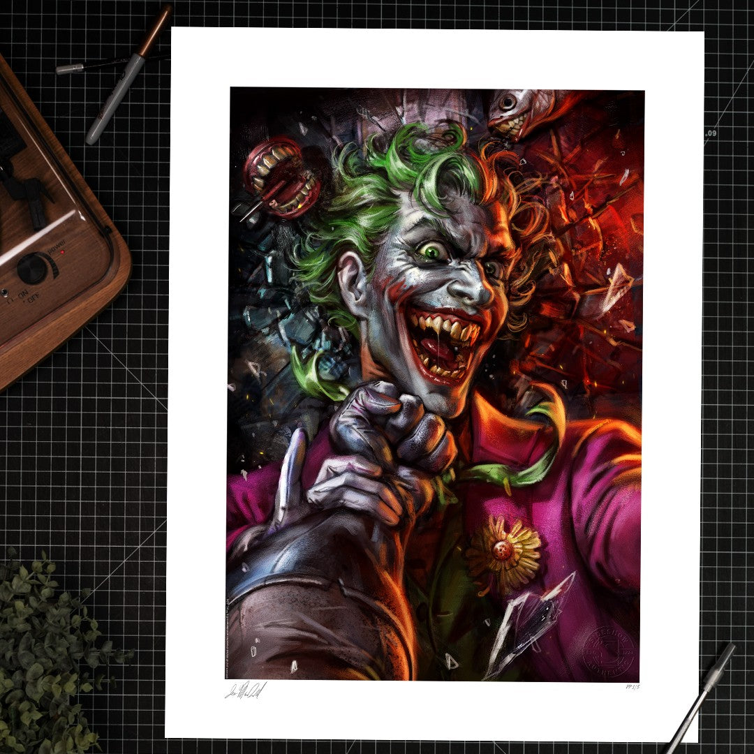 Eternal Enemies: Batman vs The Joker DC Batman The Joker (Art Print)