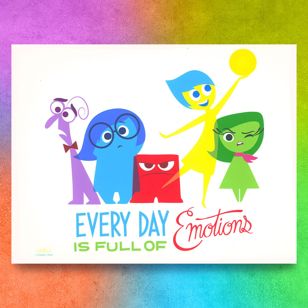 Every Day is Full of Emotions Disney (Art Print)