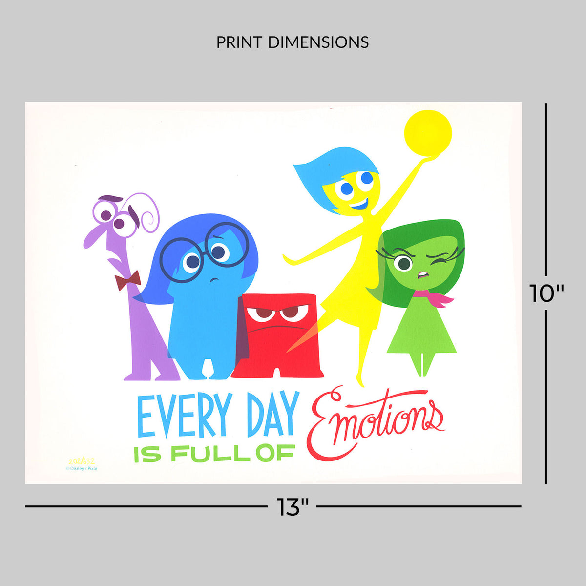 Every Day is Full of Emotions Disney (Art Print)