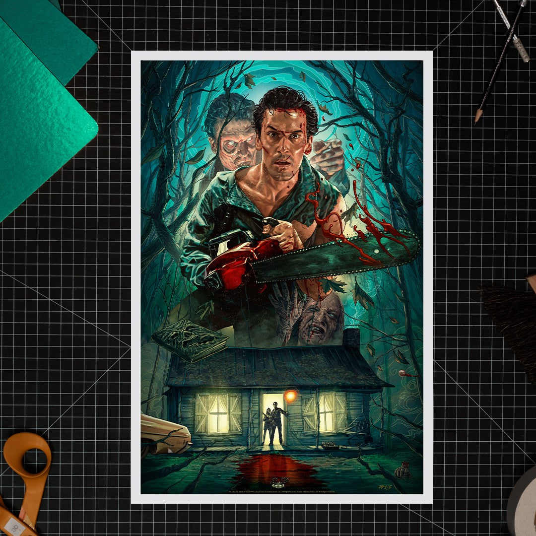 Evil Dead 2: Dead By Dawn Evil Dead II Ash Williams (Art Print)