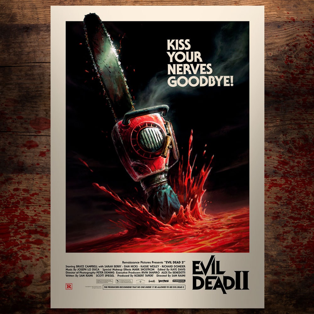 Evil Dead II Editions Variant Ash Williams (Movie Poster)