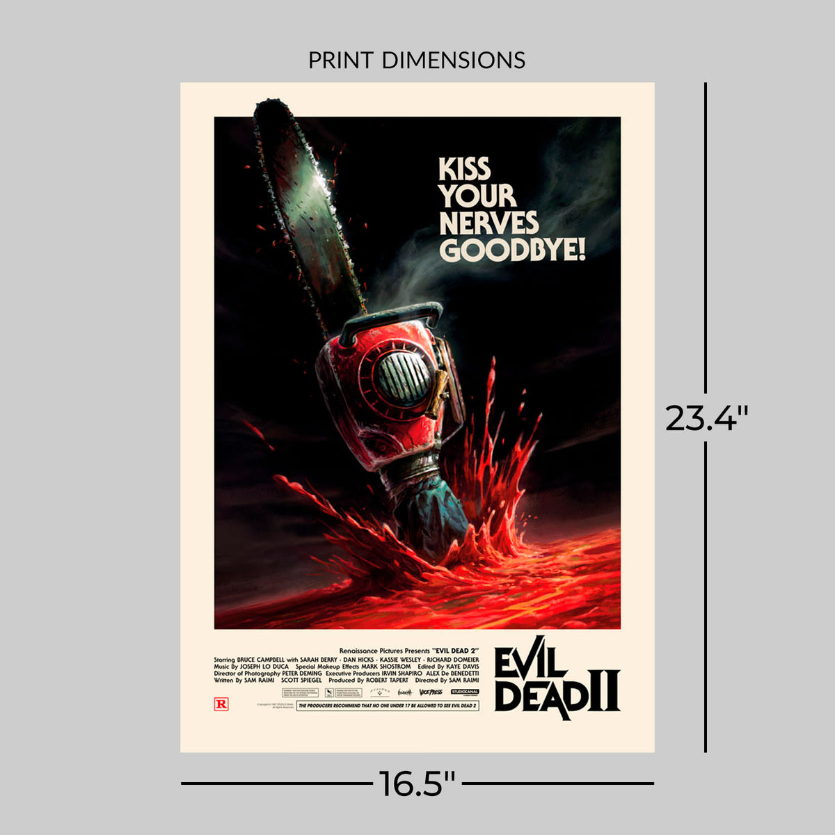Evil Dead II Editions Variant Ash Williams (Movie Poster)