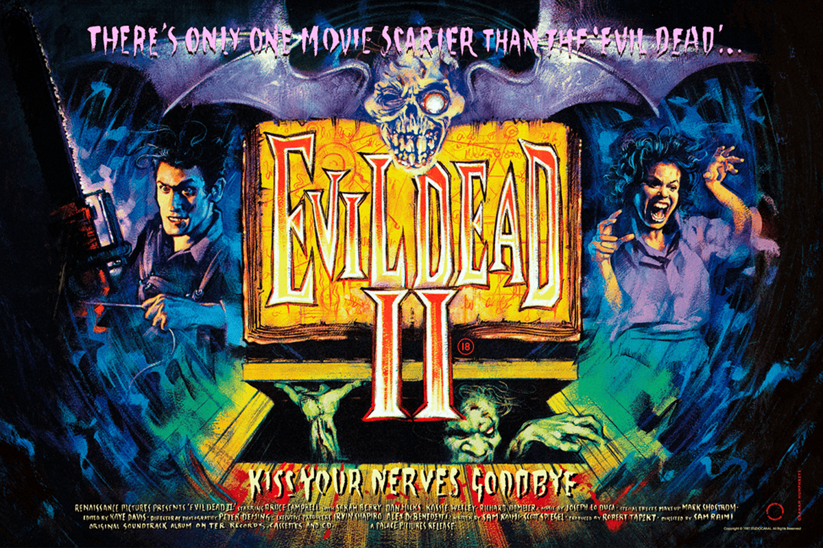 Evil Dead II Ash Williams (Movie Poster)