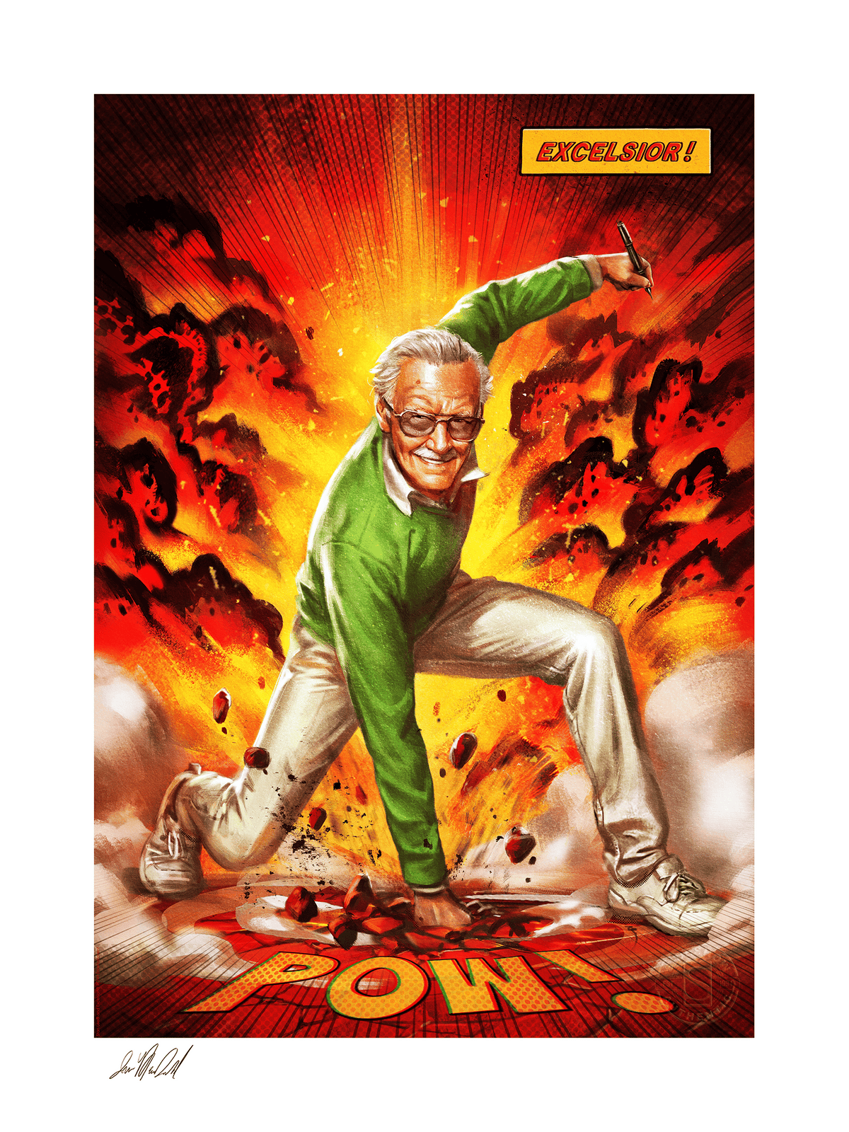 Excelsior! Stan Lee (Art Print)