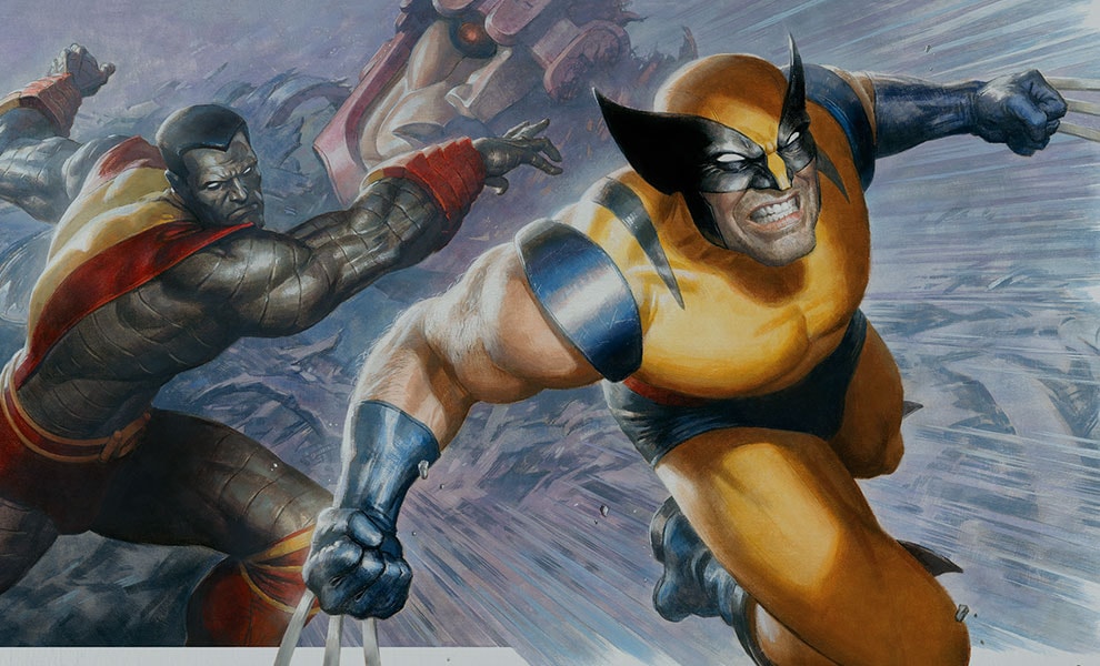 Fastball Special! Marvel Colossus Wolverine (Art Print)