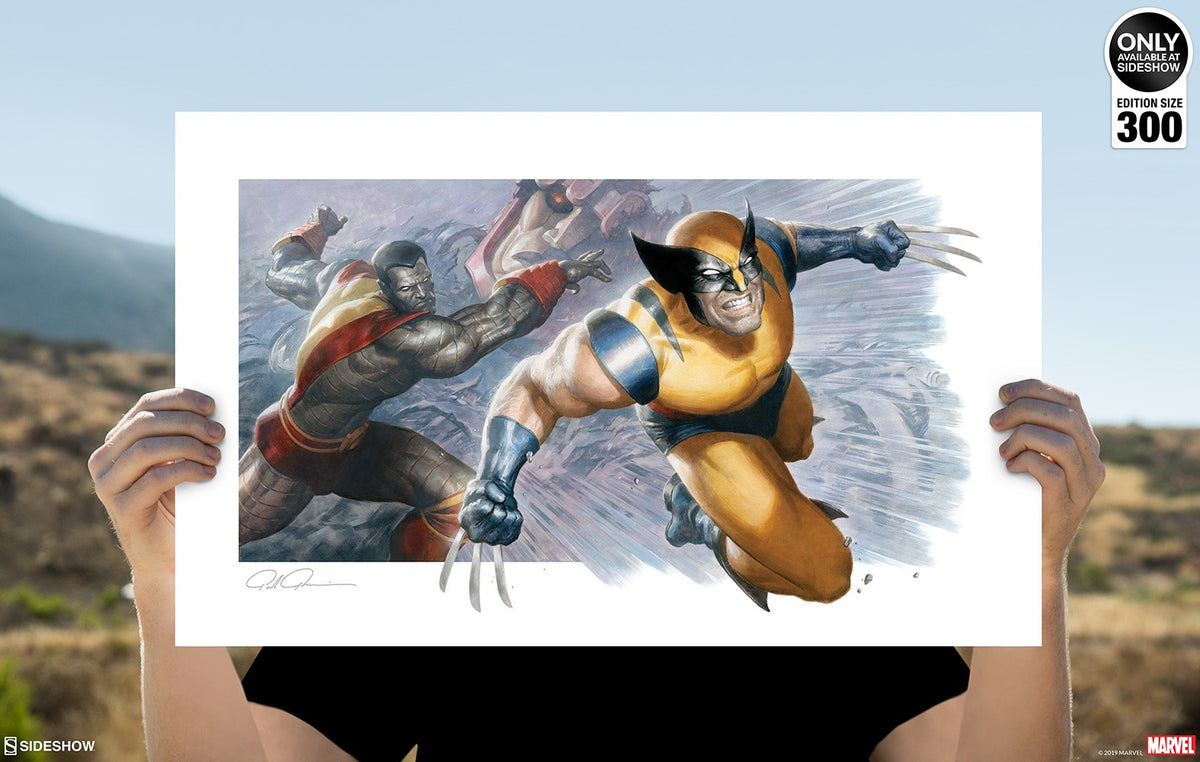 Fastball Special! Marvel Colossus Wolverine (Art Print)