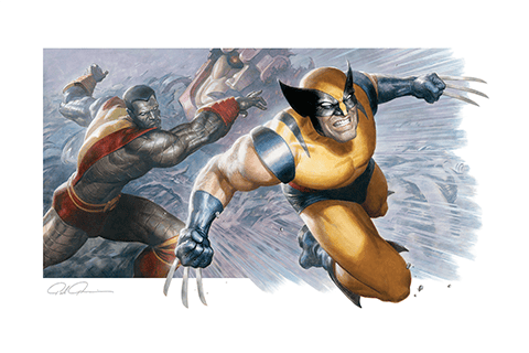 Fastball Special! Marvel Colossus Wolverine (Art Print)