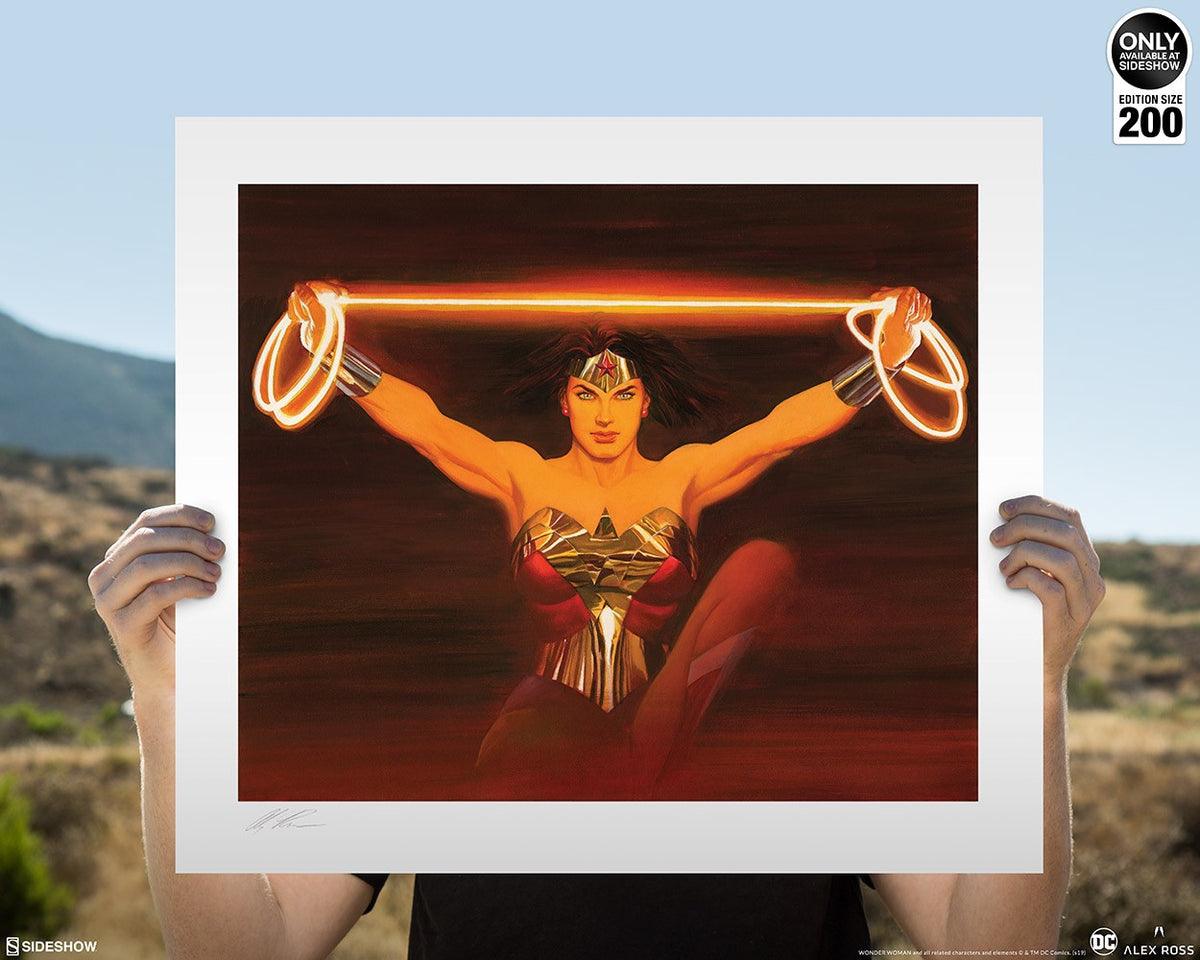 Fierce DC Wonder Woman (Art Print)