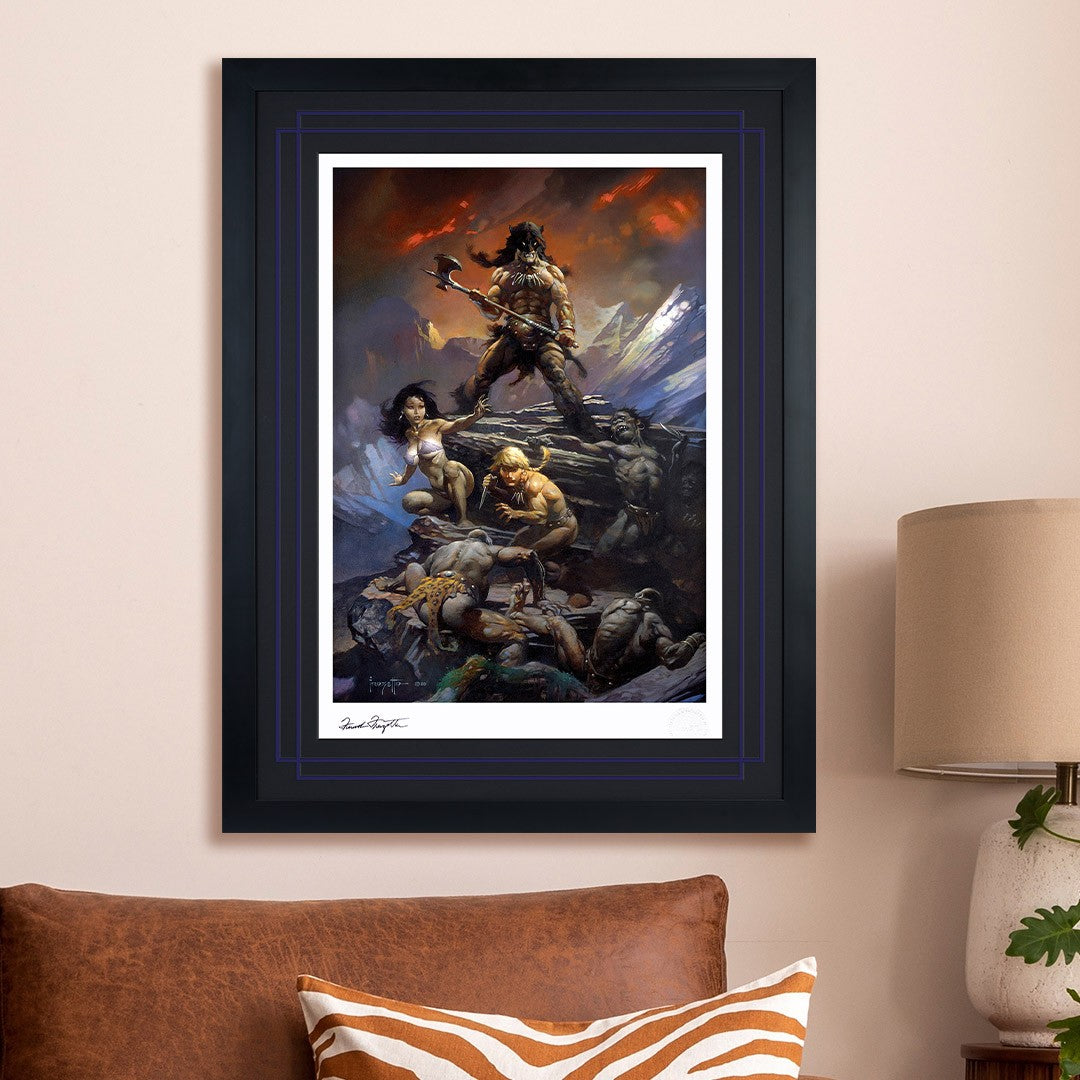 Fire and Ice Frank Frazetta (Art Print)