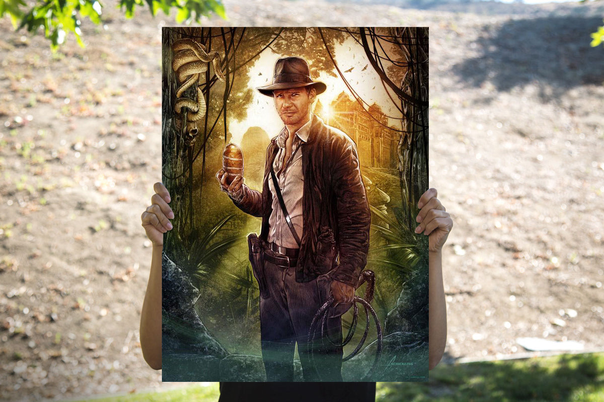 Fortune and Glory Indiana Jones (Art Print)