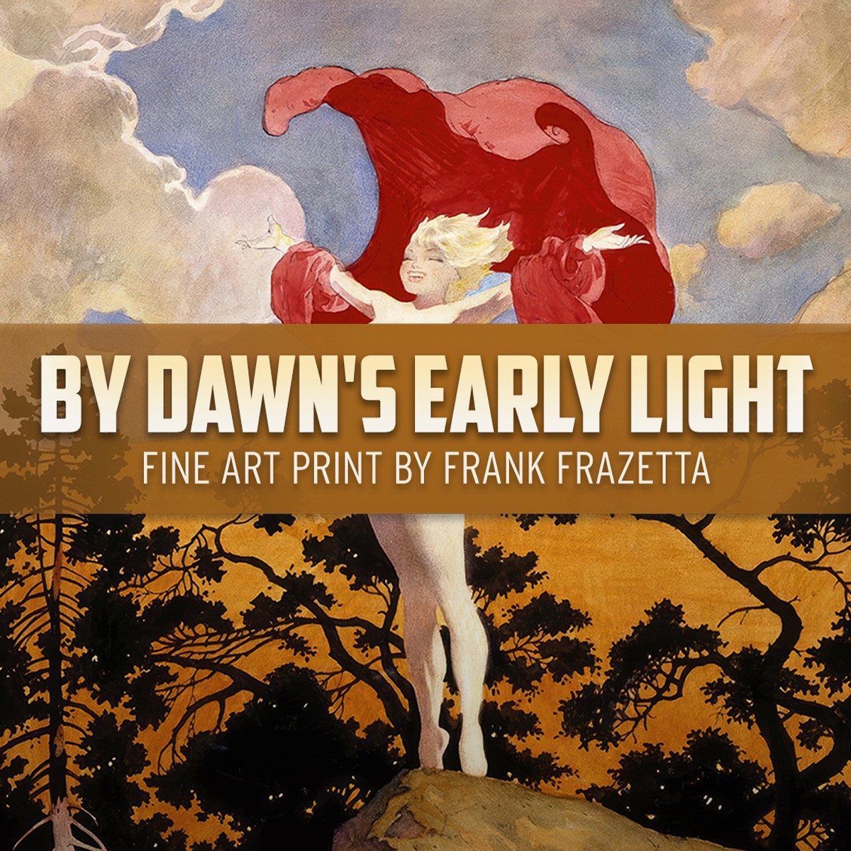 By Dawn's Early Light Frank Frazetta (Art Print)