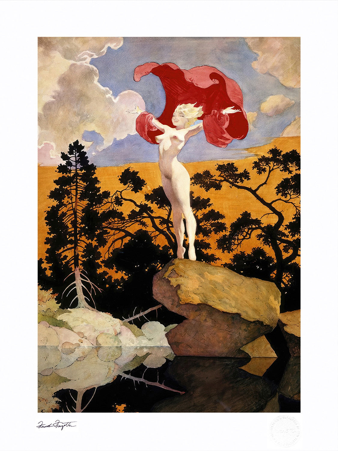 By Dawn's Early Light Frank Frazetta (Art Print)