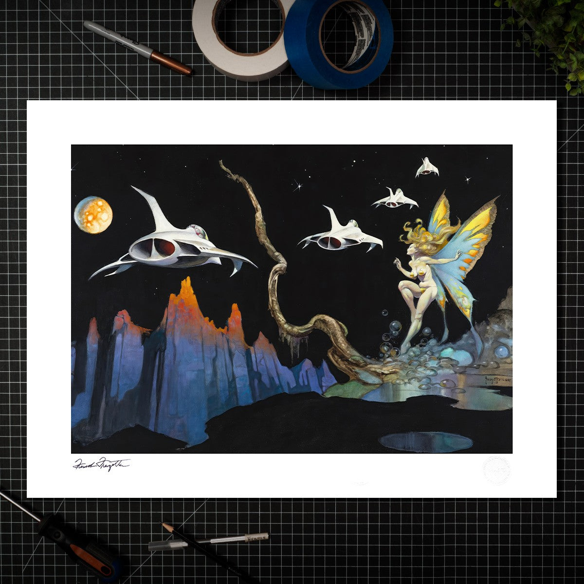 Dream Flight Frank Frazetta (Art Print)