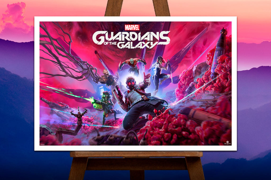 Guardians of the Galaxy (Game Art) Marvel (Art Print)