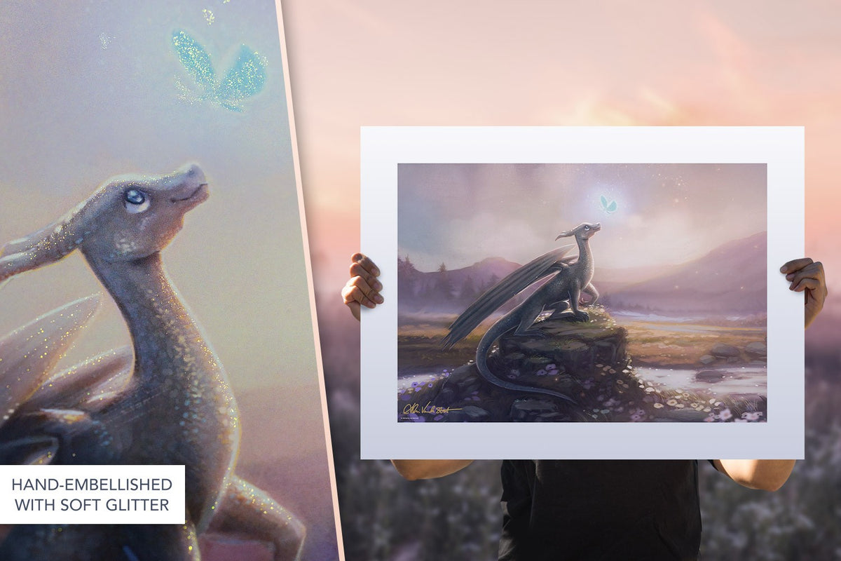 Guiding Light Adrianna Vanderstelt Dragon (Art Print)