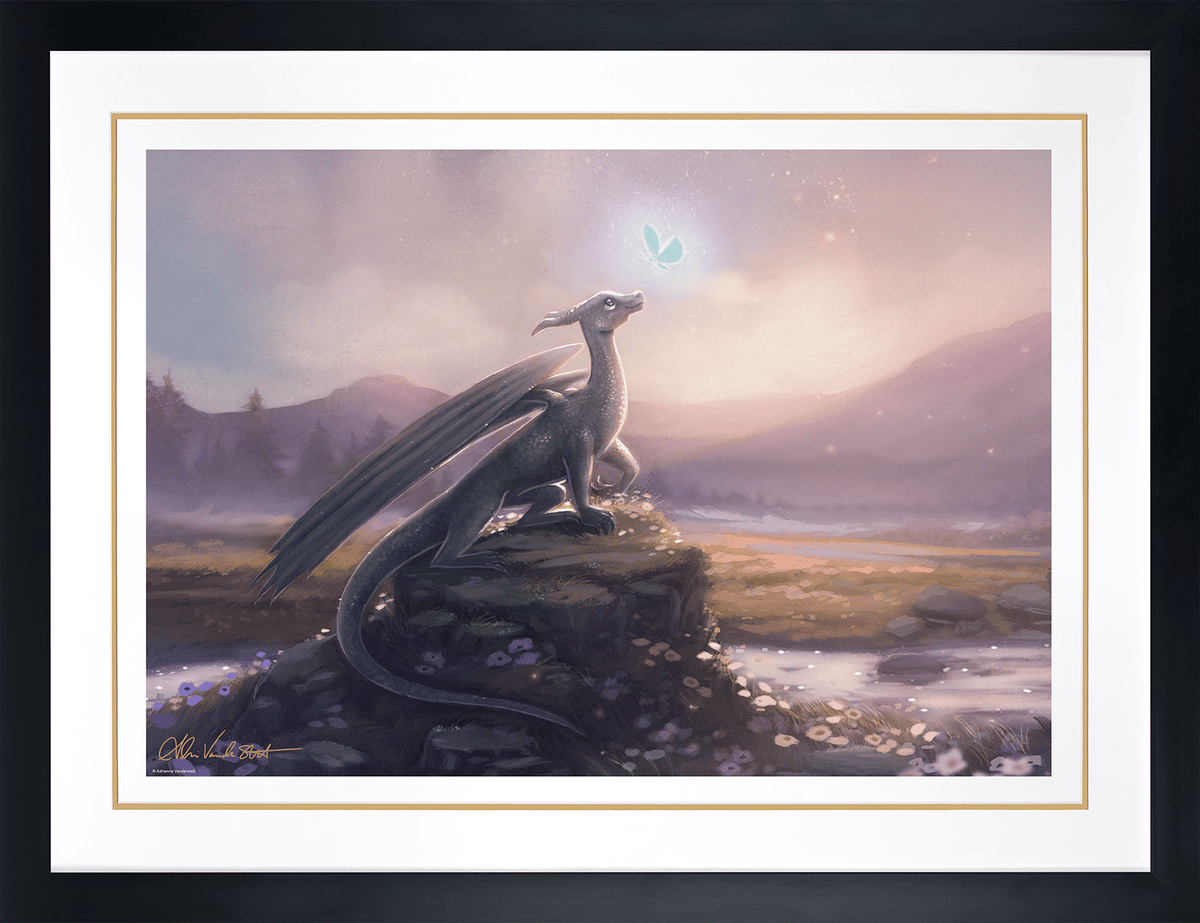 Guiding Light Adrianna Vanderstelt Dragon (Art Print)