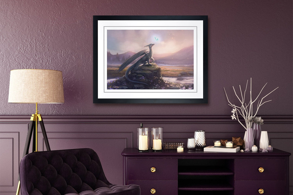 Guiding Light Adrianna Vanderstelt Dragon (Art Print)