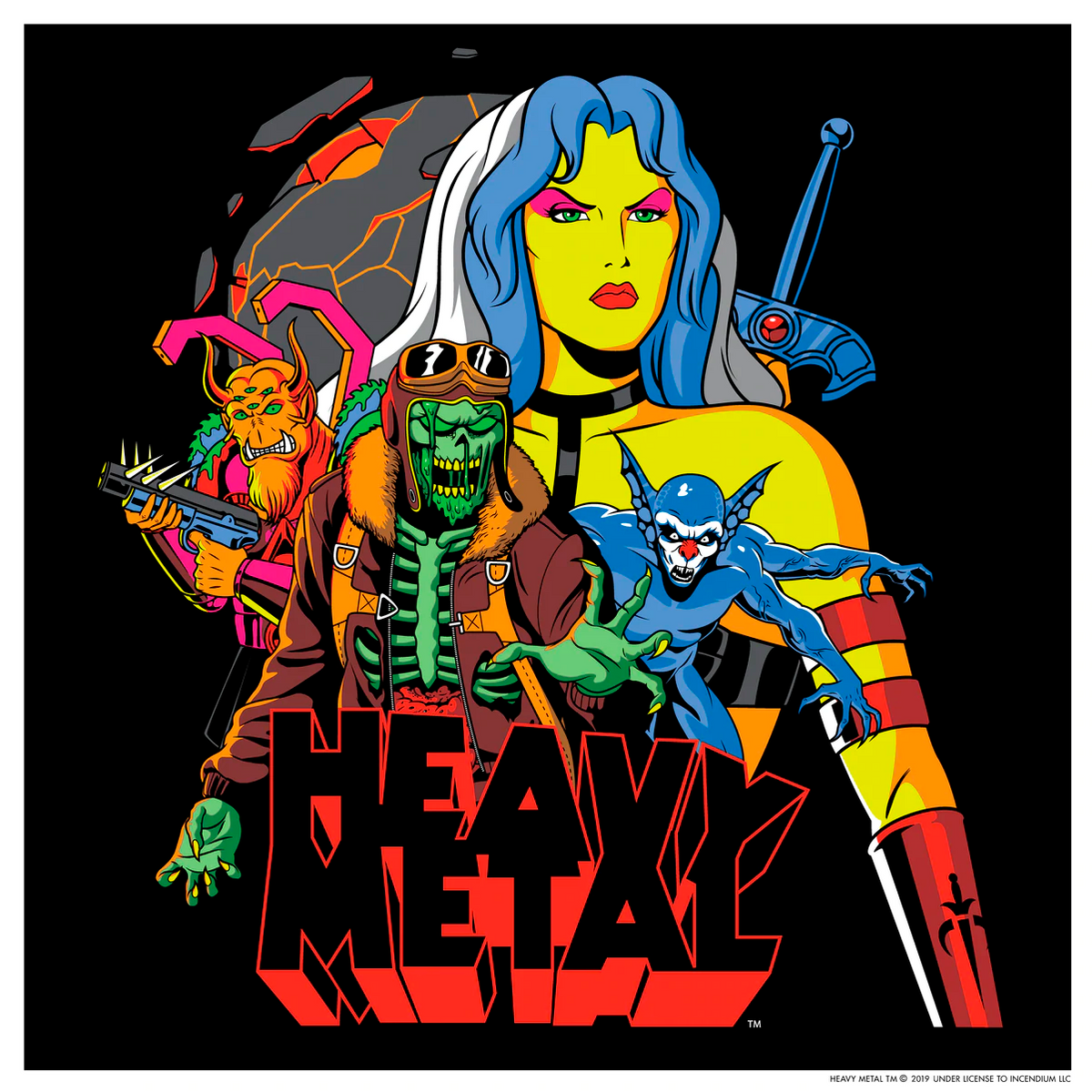 Heavy Metal 'Planet' Taarna Nelson (Art Print)