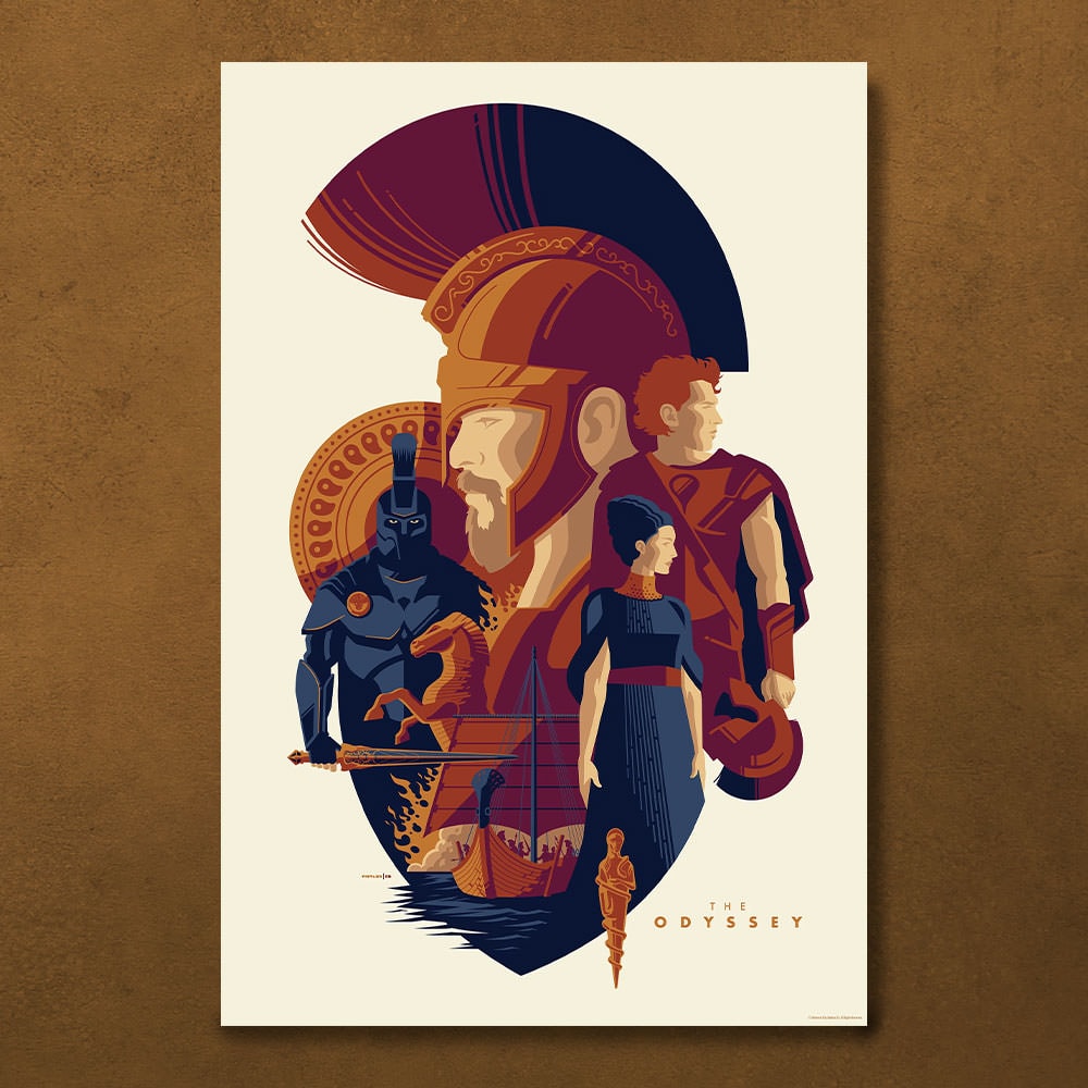 The Odyssey (By Tom Whalen) (Movie Poster)