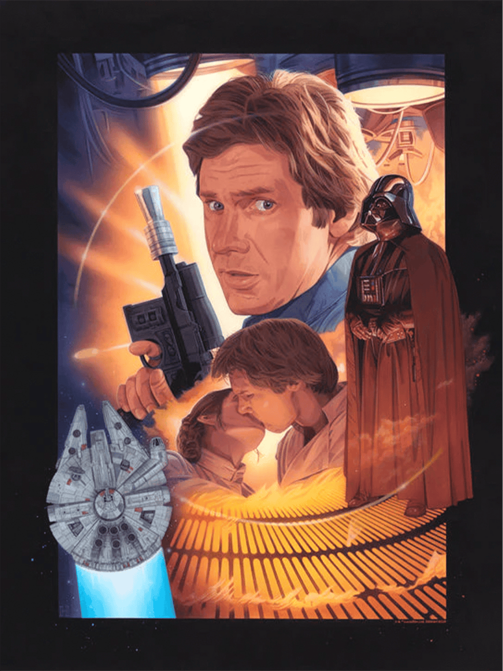 I Love You. I Know. Star Wars (Art Print)