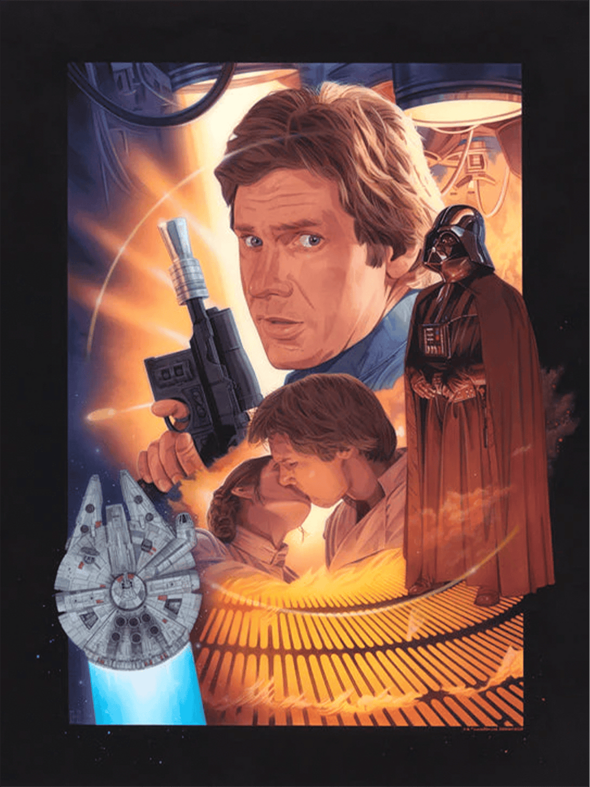 I Love You. I Know. Star Wars (Art Print)