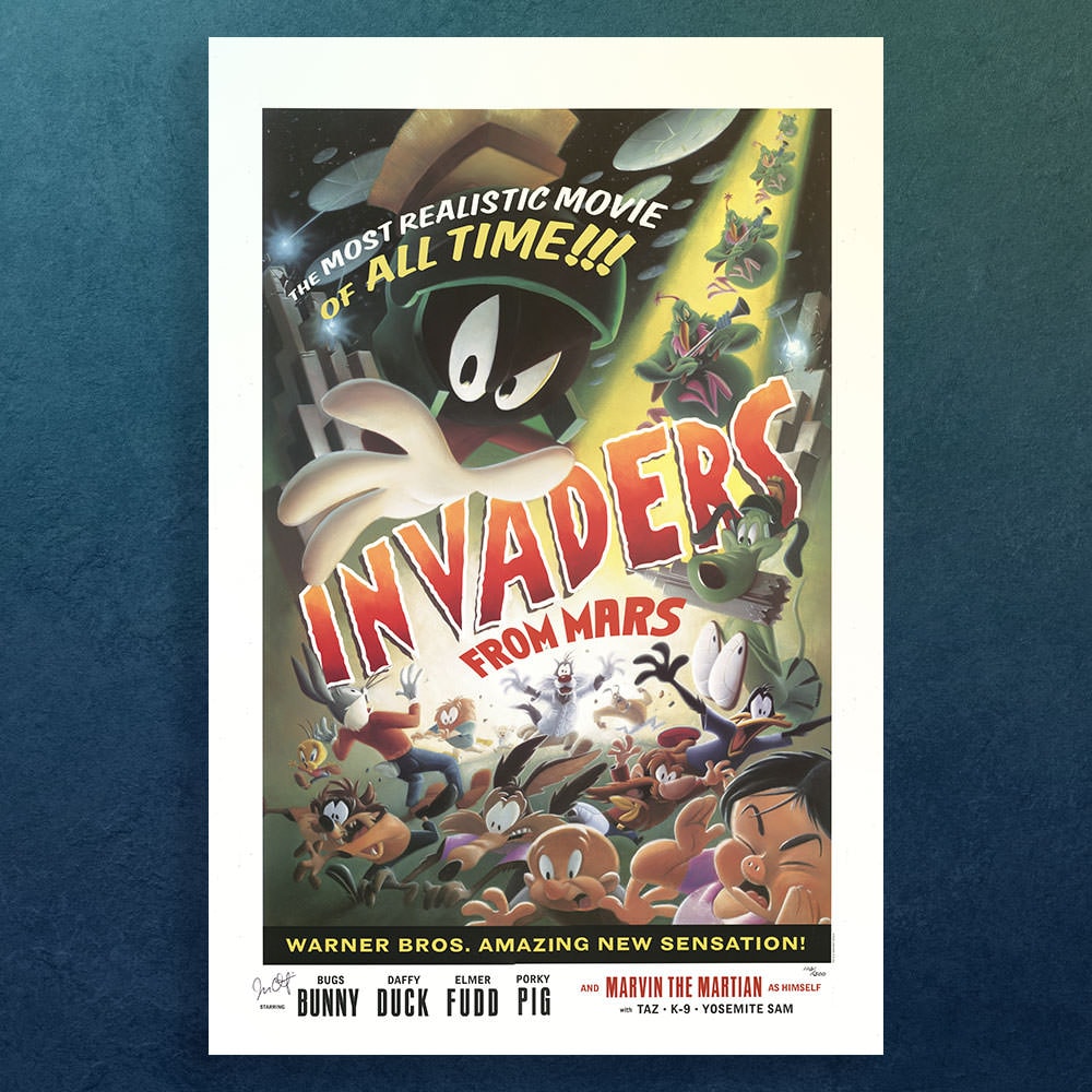 Invaders From Mars! Looney Tunes (Movie Poster)