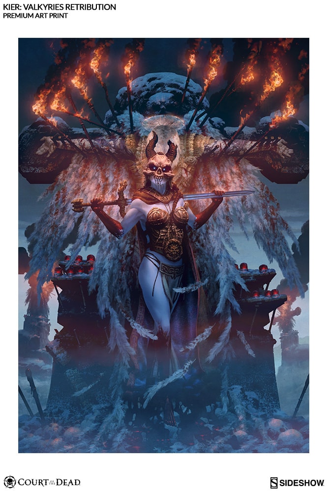 Kier Valkyries Retribution Court of the Dead (Art Print)