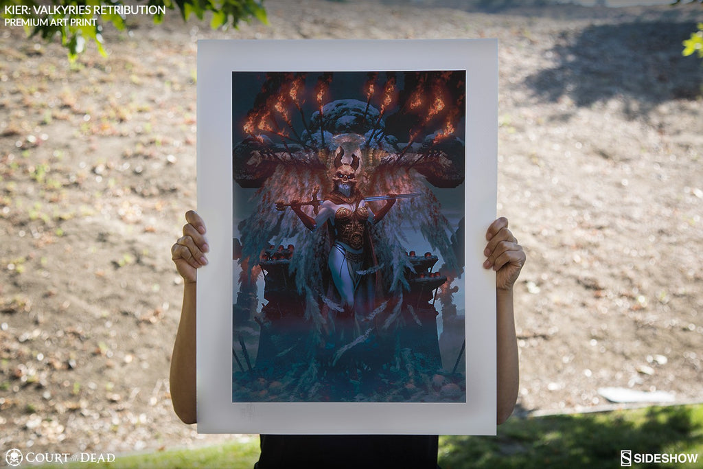Kier Valkyries Retribution Court of the Dead (Art Print)