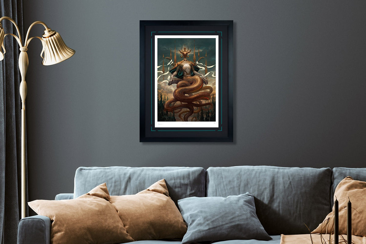 Kundaliel: Angel of Ophiuchus Angelarium (Art Print)