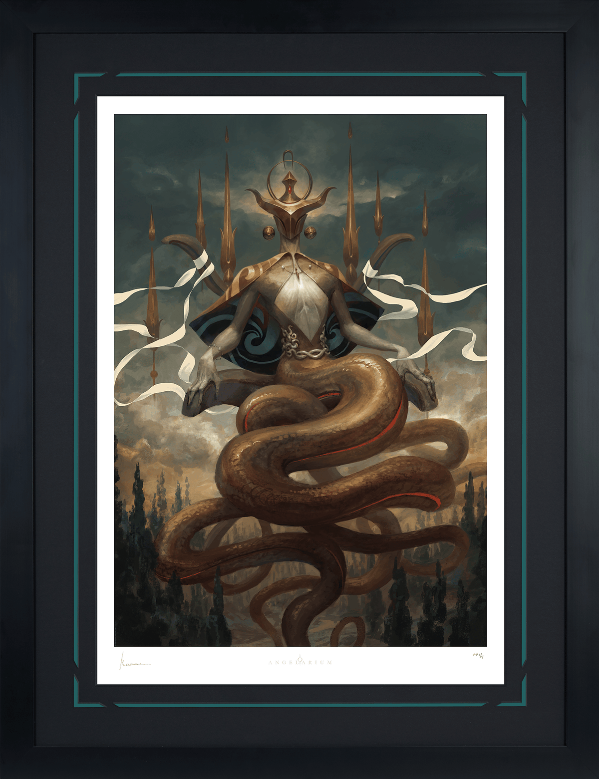Kundaliel: Angel of Ophiuchus Angelarium (Art Print)
