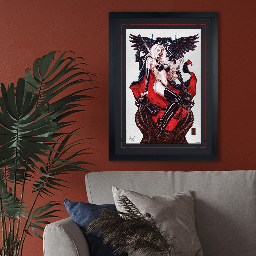 Lady Death: Blasphemy Anthem Coffin Comics (Art Print)