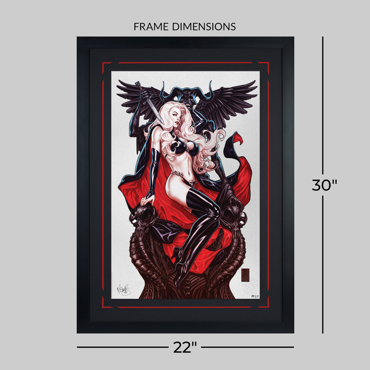 Lady Death: Blasphemy Anthem Coffin Comics (Art Print)